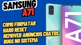 Como formatar o Samsung A71 pelos botões  HARD RESET A71 [upl. by Iramohs]