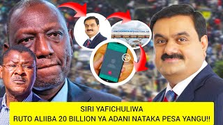 KIMEUMANAA KWAKE RUTONataka pesa yangu adani afungua kimya kwa moses wetangula [upl. by Schmeltzer9]