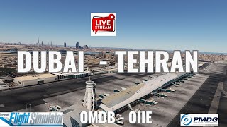 DUBAI  TEHRAN  EMIRATES Flt UAE977  GCC Virtual  PMDG777300ER  MSFS2020  EMIRATES TOUR 2024 [upl. by Codd]