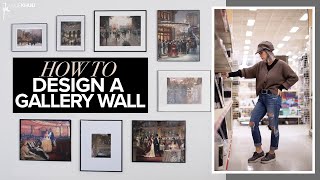 How to Create the ULTIMATE GALLERY WALL PLUS Custom framing tips [upl. by Anawek]