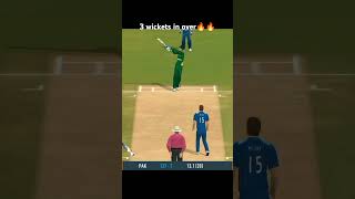 Dwilley take 3 wickets in one overcricket realcricket24 viralvideo [upl. by Llerdnad761]