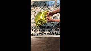 How to Inflate Foil Balloons with an Air Pump [upl. by Jez409]