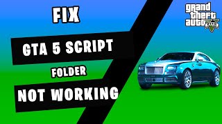 FIX GTA 5 Script Folder Not Working [upl. by Roskes]