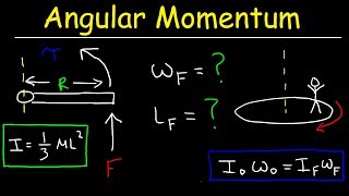 Angular Momentum Physics Practice Problems [upl. by Lesya]