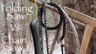 Bushcraft Saws  A Comparison of Popular Folding and Handheld Chain Saws [upl. by Tegan]