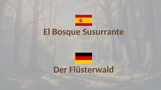 SPANISCH Lernen  Spanisch amp Deutsch Hörbuch Der Flüsterwald [upl. by Saretta]