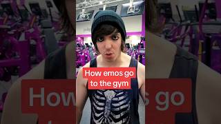 HOW EMOS GO TO THE GYM emo [upl. by Bethina205]