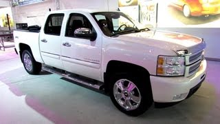 2013 Chevrolet Silverado LTZ Crew Cab 4WD  Exterior Interior Walkaround  2013 Toronto Auto Show [upl. by Nesline]