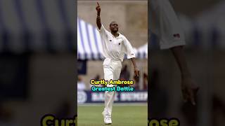 The Story Of Angry Cricketers  Curtly Ambrose Vs Steve Waugh Greatest Battle [upl. by Newlin]