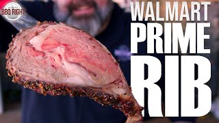 Smoked Walmart Prime Rib [upl. by Nosauq]