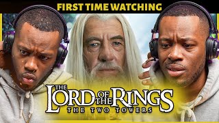 LORD OF THE RINGS The Two Towers  FIRST TIME MOVIE REACTION PART 2 [upl. by Orr]