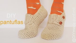 BOTAS TEJIDAS A CROCHET PARA PRINCIPIANTES  paso a paso [upl. by Aennaej]