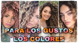 TINTES IDEALES PARA QUE RESALTE TU CABELLO RIZADO TOMA NOTA Y LUCE ESPLÉNDIDA 📙🖋💫💫 [upl. by Chavaree]