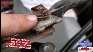 DIY Repairing Retaining Clip on Ford E250 Van Wiper Linkage On the Motor Shaft HowToBasics [upl. by Finah]