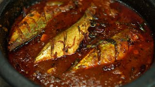 Kerala Style Fish Curry Recipe  Ayala Curry  Ayala Mulakittathu [upl. by Zerimar]