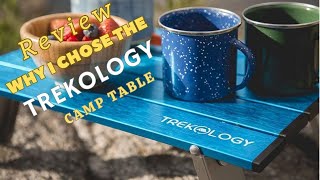 Review Trekology Ultra Lightweight Compact Camping Hiking Table and repairs [upl. by Lowrie]