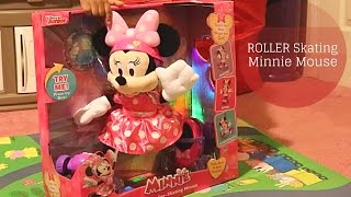 MINNIE SUPER ROLLER SKATING MINNIE MOUSE  Unboxing  Playing 07 [upl. by Yeltnerb221]