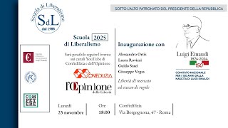 Inaugurazione Scuola di Liberalismo 2025 [upl. by Ingold116]