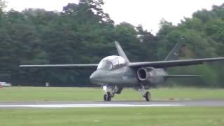 Textron Scorpion departing RIAT Fairford 10072016 [upl. by Lenneuq759]