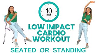 Low Impact Cardio Workout  10 Minute at Home Workout [upl. by Clover460]