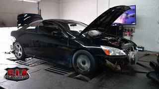 04 Honda Accord Making Over 900hp On The Dyno At CIA Performance [upl. by Radnaskela]