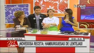 Receta Hamburguesas de lentejas [upl. by Alburg]