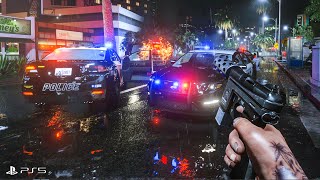 ⁴ᴷ⁶⁰ GTA 6 PS5 Graphics Heist amp Police Chase Action Gameplay Ray Tracing Graphics  GTA V Mod [upl. by Hallerson523]