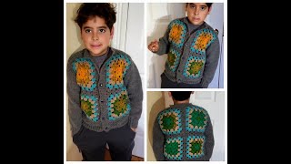 Abrigo crochet y dos agujas parte 2 crochetpatterns todoencrochet crochetknitting [upl. by Niai297]