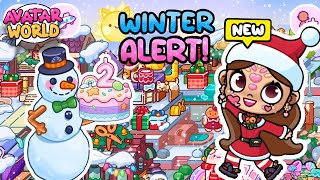 YAY SUPER SECRET GLITCHES IN WINTER AND SECOND ANNIVERSARY UPDATE IN AVATAR WORLD WINTER SEASON [upl. by Eneri]