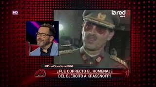 Dra Cordero en MV se refiere a homenaje a Krassnoff [upl. by Gautea]