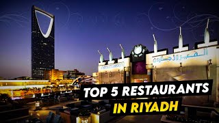 Top 5 Restaurants in Riyadh  A Culinary Journey in Saudis Capital [upl. by Ashil]