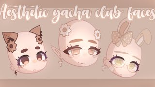 Aesthetic gacha club faces [upl. by Jacob]