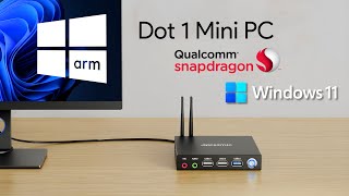 This Tiny PC Has A Snapdragon CPU And Runs Windows 11 The New Dot 1 Mini HandsOn [upl. by Catton159]