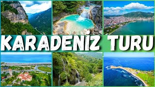 Karadeniz Turu  Ordu Giresun Trabzon  Göl Şelale Yayla Manastır  Karadeniz Gezilecek Yerler [upl. by Lefty]