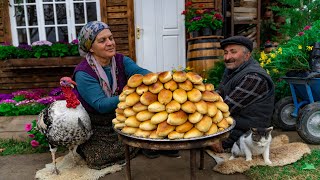 Beef Piroshki Homemade Stuffed Oven Buns [upl. by Lenod]