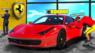 Roubando TODAS as FERRARIS DA CONCESSIONÁRIA do GTA 5 [upl. by Juliano538]