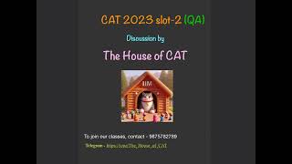 CAT 2023 slot 2 [upl. by Marlyn577]