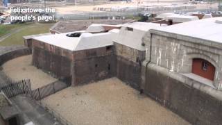 Landguard fort  an unusual view [upl. by Ahsinrac]