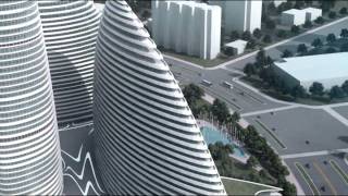 KWP animation 15  Wangjing SOHO [upl. by Hatti]