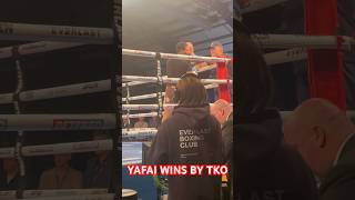 GALAL YAFAI WINS BY TKO dazn matchroomboxing dixonharper [upl. by Pincas]