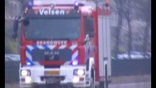 brandweer velsen prio 1 over snelweg opweg naar woningbrand HaarlemNoord [upl. by Stichter68]