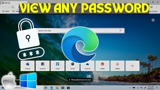 HOW TO UNVEIL ANY PASSWORD IN MICROSOFT EDGE 2024 [upl. by Fugere]