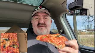 Amico Bakery Roman Pizza Review Margherita TorontoOnt [upl. by Enywad]