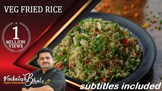 venkatesh bhat makes veg fried rice  Veg Fried Rice  Fried Rice recipe vegetable fried rice [upl. by Suzzy]