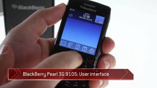 BlackBerry Curve 9105 user interface [upl. by Gebler]