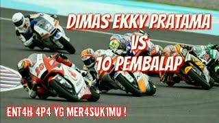 Dimas Ekky Jatuh Bangun Menyalip 10 Pembalap Moto2 [upl. by Rape]