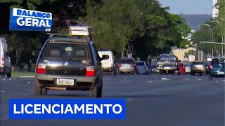 Licenciamento para veículos de placa com final 3 4 e 5 começa nesta sextafeira  Balanço Geral [upl. by Avi]