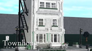 ˚ 🏙️ BLOXBURG  Cafe Extension  Fire Escape  Roblox Speed Build 🏠 [upl. by Cardon]