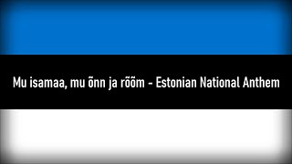 Estonian National Anthem  Mu isamaa mu õnn ja rõõm OLD RECORDING [upl. by Erminie]