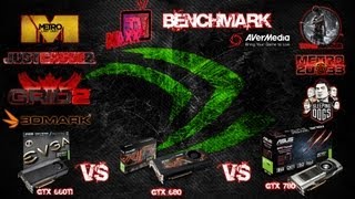 Benchmark GTX 780 Vs Gtx 680 Vs Gtx 660 TI [upl. by Charis]